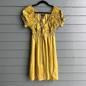 Arden B Yellow Mini Dress